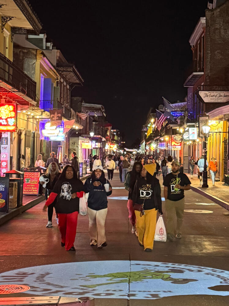 Halloween weekend on Bourbon Street